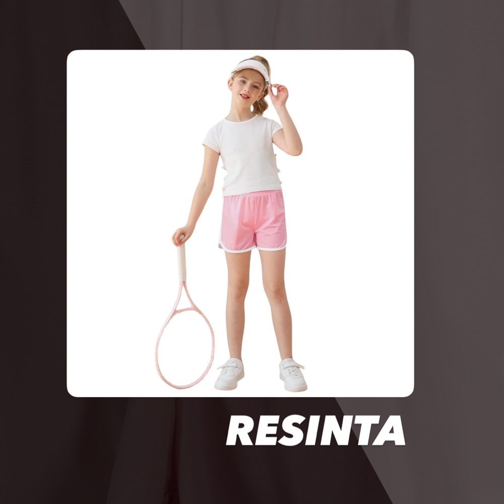 GUC Resinta Girls Light Pink Athletic Shorts